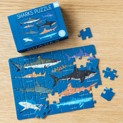 Sharks matchbox puzzle