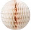 Large Ivory Honeycomb Paper Ball