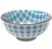 Japanese Blossom Bowl Blue Aztec