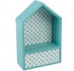 Blue House Box With Drawer
