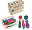 5 Piece Wooden Vegetable Play Set