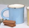 Blue Normandy Crackled Mug