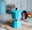 Classic Espresso Coffee Pot Turquoise