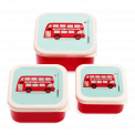 Snack boxes (set of 3) - TfL Routemaster Bus