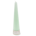 Tall cone candle - Mint green