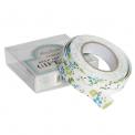 Blue Floral Fabric Sticky Gift Tape
