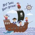 Pirate Fun Birthday Card