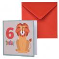 Charlie The Lion Card