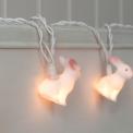 Woodland Rabbit Lights With Eu 2 Pin Plug