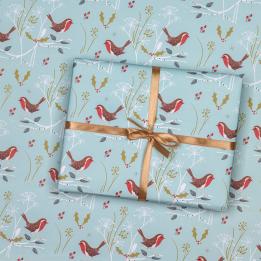 Wrapping Paper (5 Sheets) - Winter Walk