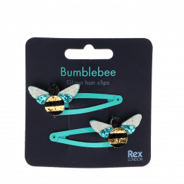 Bumblebee Glitter Hair Clips (set Of 2)