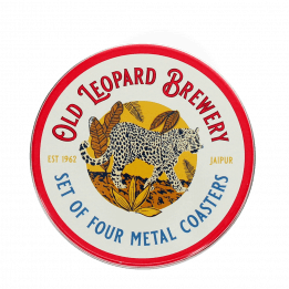 Metal Coasters - Old Leopard Brewery (set Of 4)