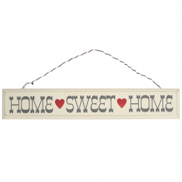 Rustic Wooden Home Sweet Home Sign