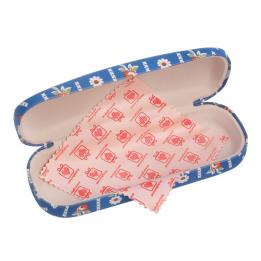 French Daisy Glasses Case & Cleaning Cloth