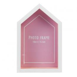 Beach Hut Photo Frame Pink