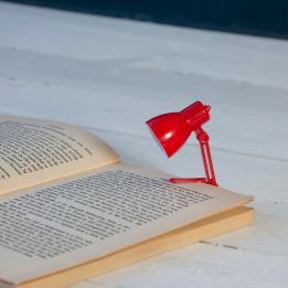Mini Reading Book Lamp Red