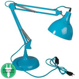Desk Lamp Sky Blue Euro Plug