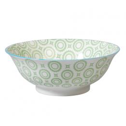Green Circles Japanese Salad Bowl