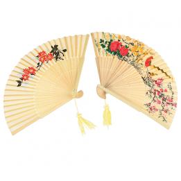 Ivory Chinese Bamboo Folding Fan