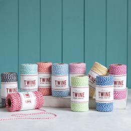 Cerise And White Bakers Twine