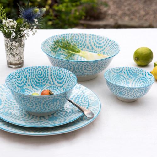 Japanese blue swirl bowls from dotcomgiftshop