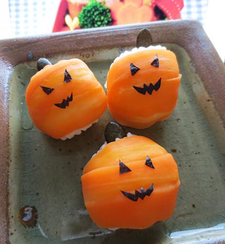 Sushi pumpkins