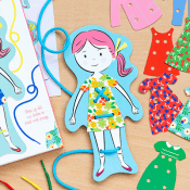  LEARN TO STITCH DRESS-UP DOLLY KIT