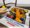 Cotton tea towel - TfL Vintage Poster "Brightest London"
