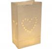 Pack Of 10 Heart Paper Lanterns
