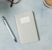 Small Grey Abstract Notebook