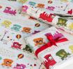 Party Train Gift Wrapping Paper (5 Sheets)