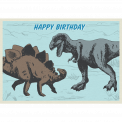 Prehistoric Land Dinosaur Birthday Card