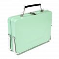 Portable Suitcase Bbq - Green