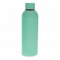 Rubber Coated Steel Bottle 500ml - Mint Green