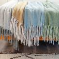 Woven Blanket With Tassels (127 X 152cm)
