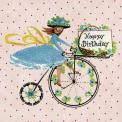 Penny Farthing Birthday Card