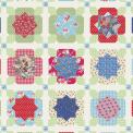 5 Sheets Of Vintage Quilt Wrapping Paper