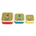 Set Of 3 Football Snack Boxes