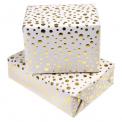 Gold Confetti Wrapping Paper (5 Sheets)