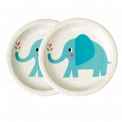 Elvis The Elephant Paper Plates (pack Of 8)