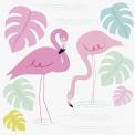 Flamingo Bay Greetings Card