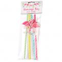 Flamingo Bay Party Straws (pack Of 4)