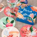 Floral Coasters (set Of 8)
