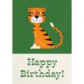 Animal Park Tiger Birthday Card