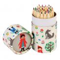 Red Riding Hood Coloured Pencils (set Of 36)