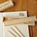 Traditional Wooden School Colouring Set