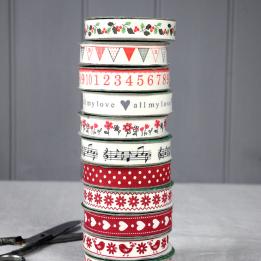 Vintage Crafts Ribbon Christmas Holly