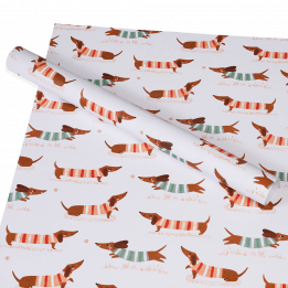 Wrapping Paper (5 Sheets) - Sausage Dog