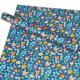 Wrapping Paper (5 Sheets) - Fairies In The Garden