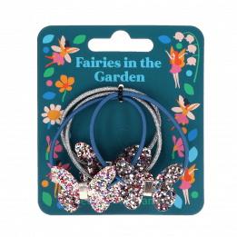 Glitter Butterfly Hair Bands (set Of 4) - Fairies In The Garden